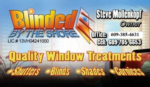 On location at Blinded By The Shore, a Blinds Retail and Installation Service in Ocean City, NJ